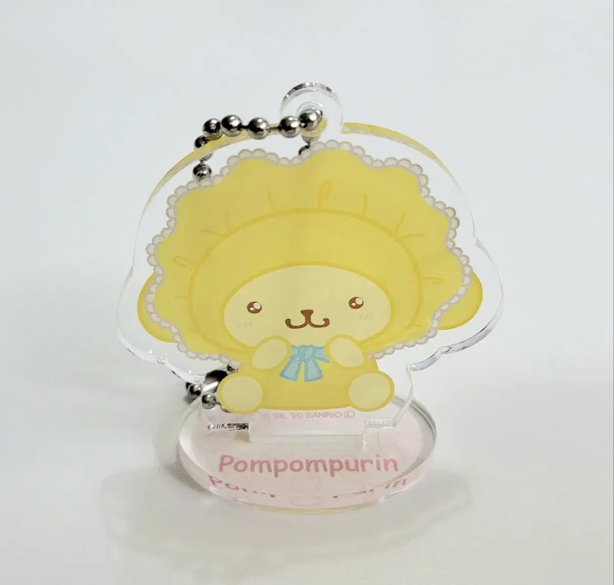 Baby Pompompurin acrylic keyring