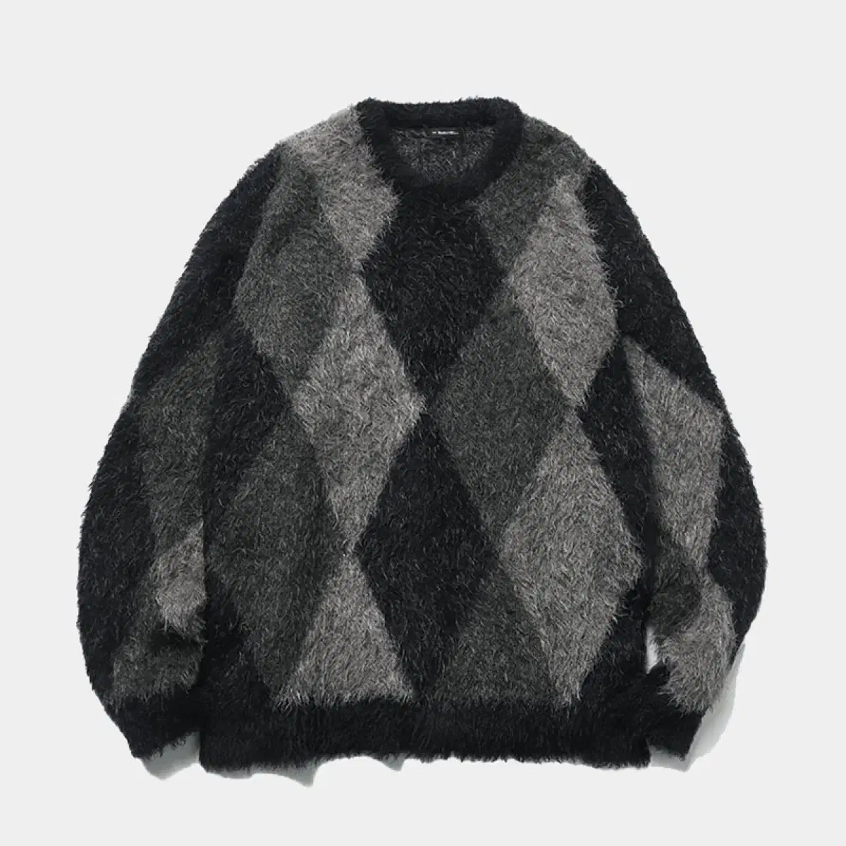 Number Nine Argyle Mohair Knit