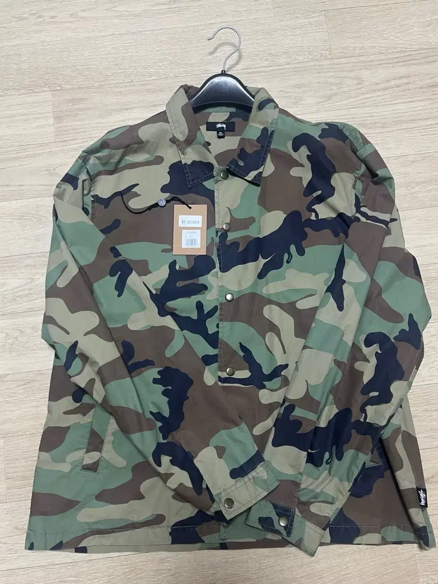 Stussy Coach Jacket Camo XL