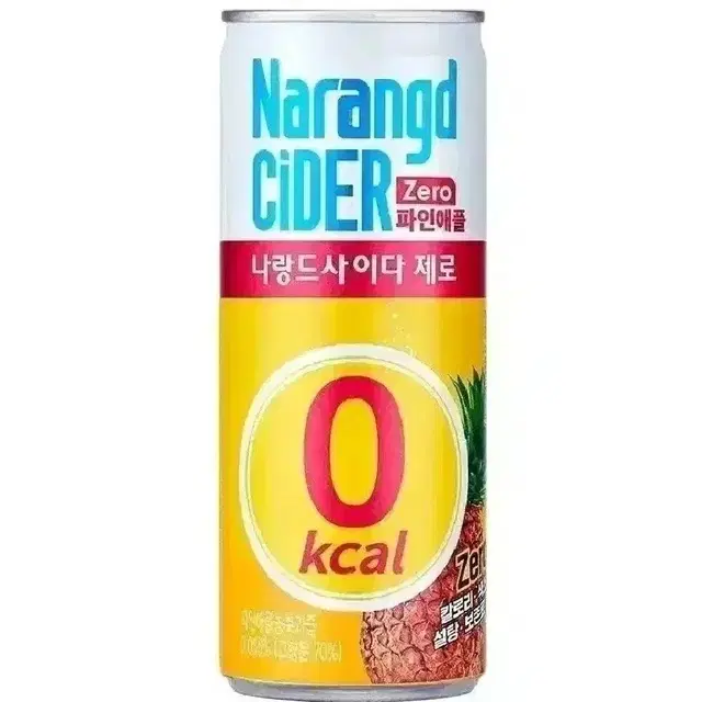 나랑드사이다 제로 245ml 30개 파인애플