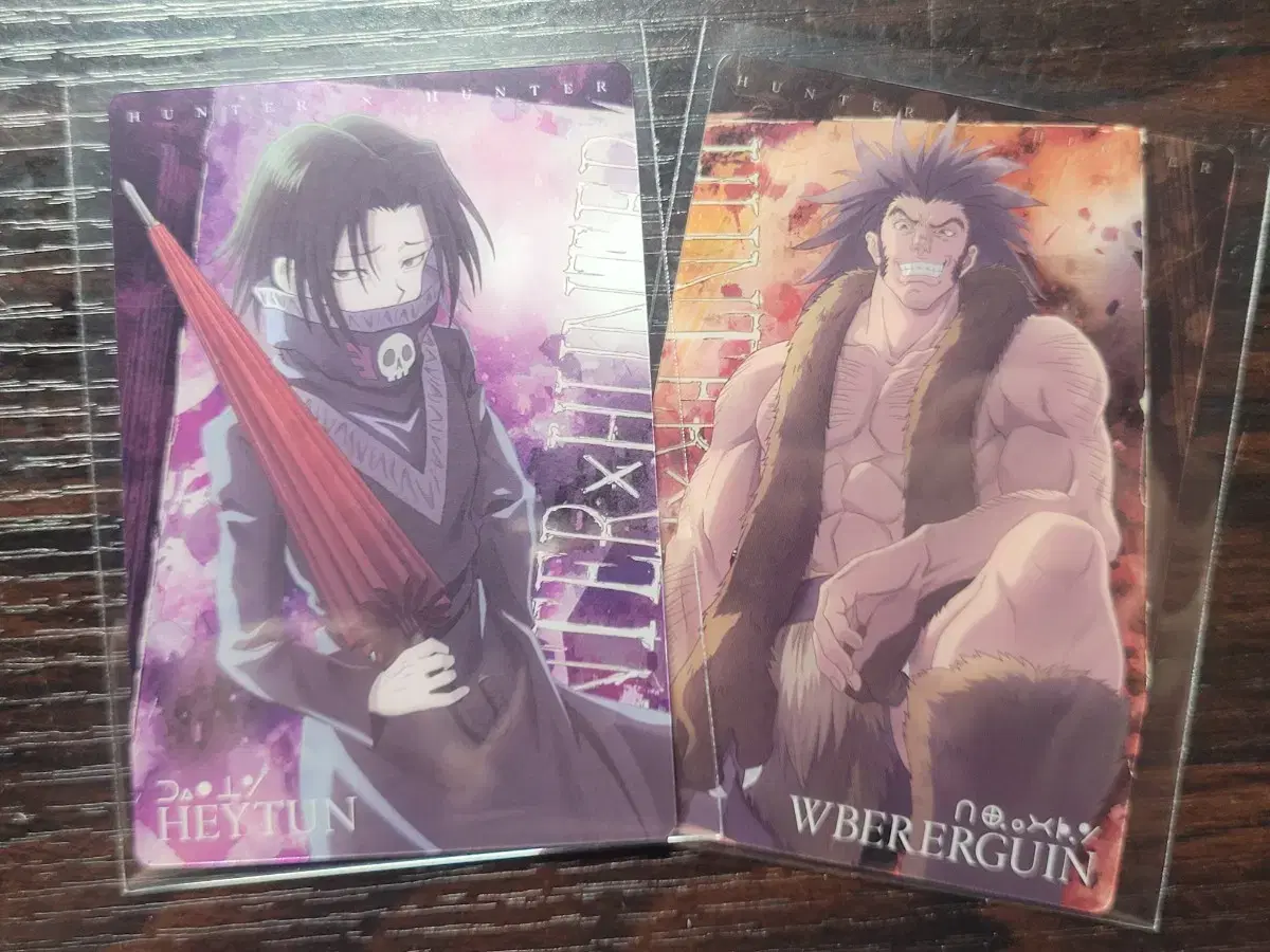 Hunter x Hunter Fei Tan, Ubogin acrylic kard bulk sells.