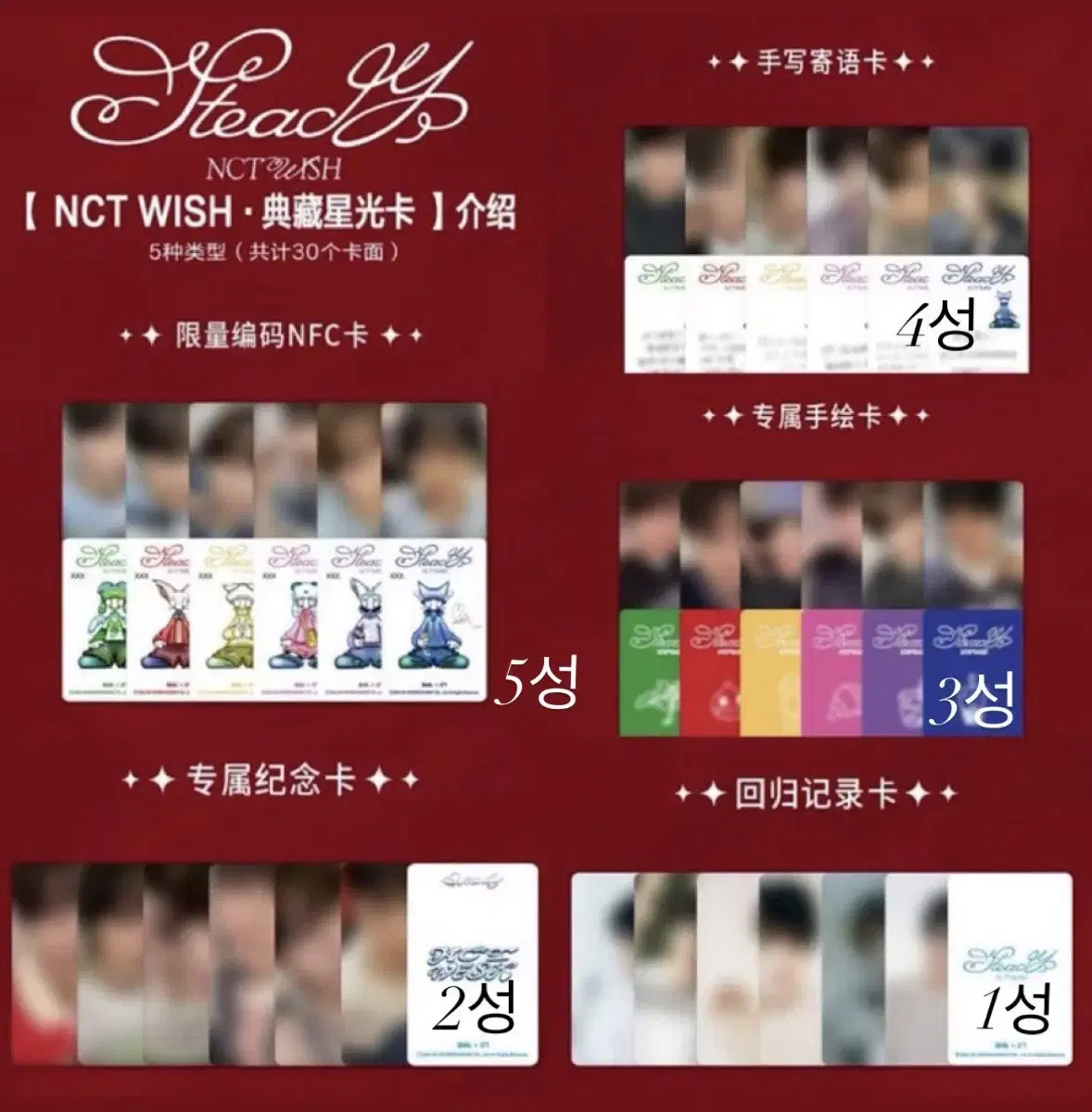 NCT wish QQMusic Random transfer of wts