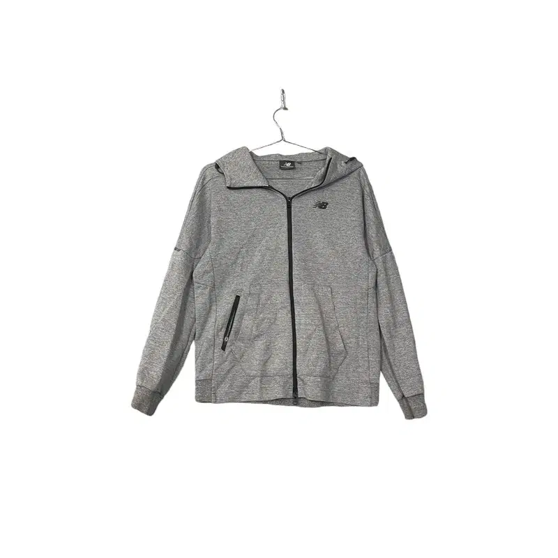 [New Balance] Logo Functional Gray Hoodie S