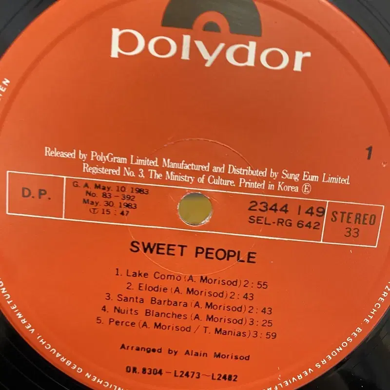 SWEET PEOPLE LP / C1866