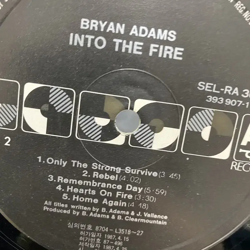 BRYAN ADAMS LP / C1652