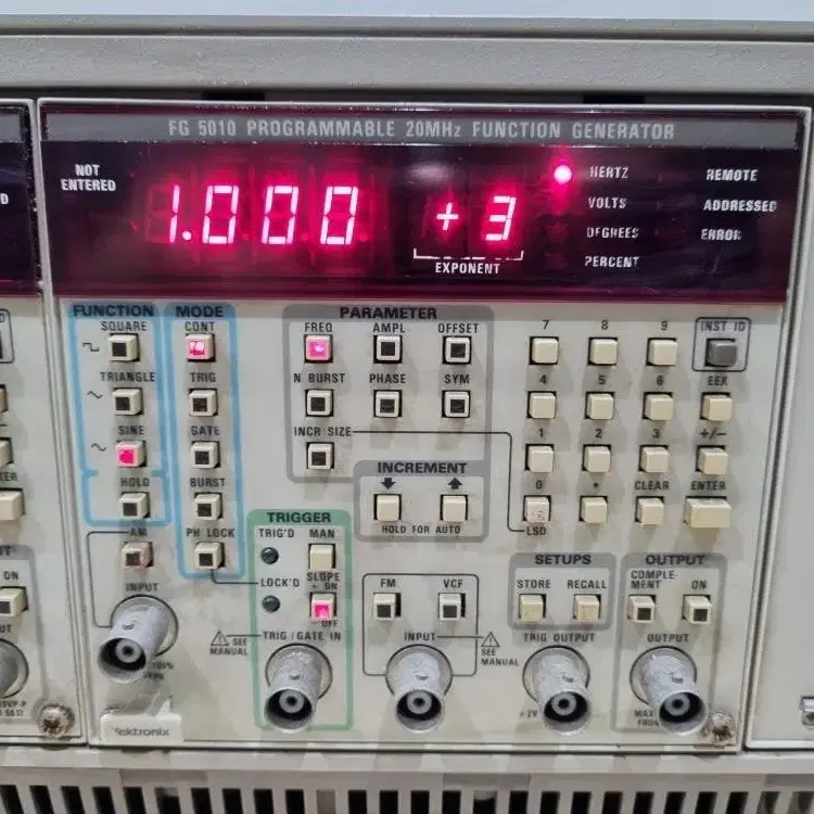 Tektronix TM 5006 FG 5010 20MHz 함수발생기