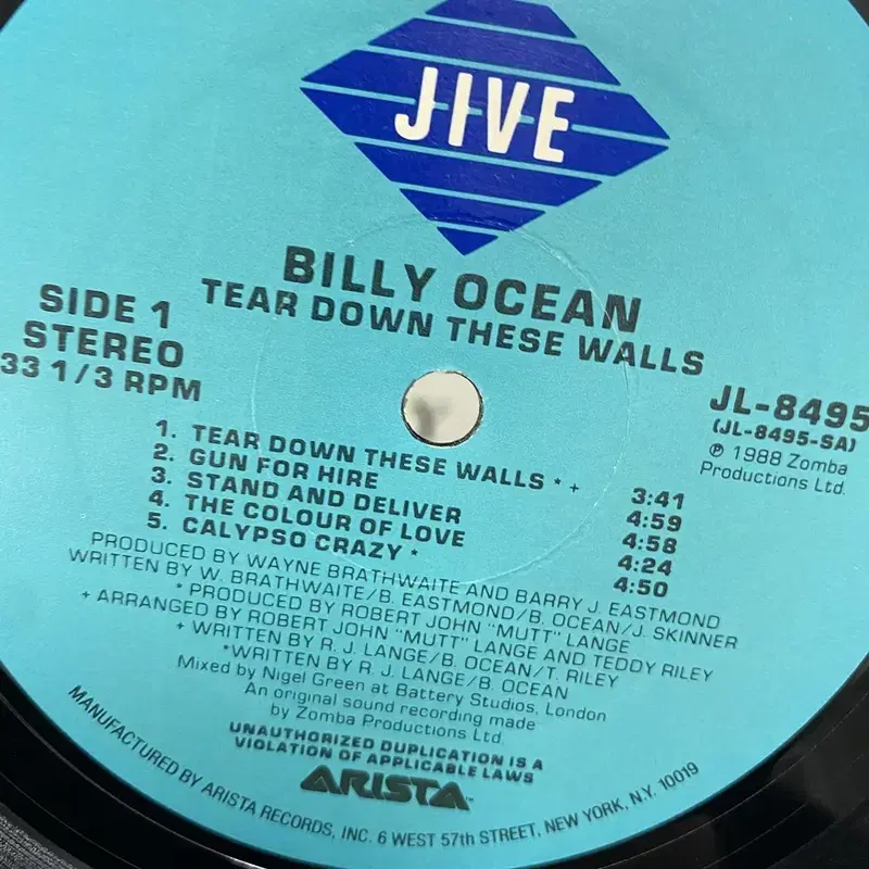 BILLY OCEAN LP / AA6032