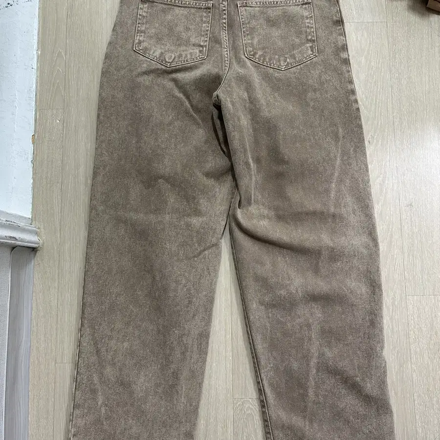 새상품) 친다운 데님팬츠 BOY PLEATED DENIM BEIGE