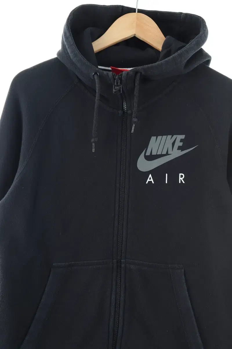 (M) Nike Hooded Zip Up Black Techpack Old School - F861