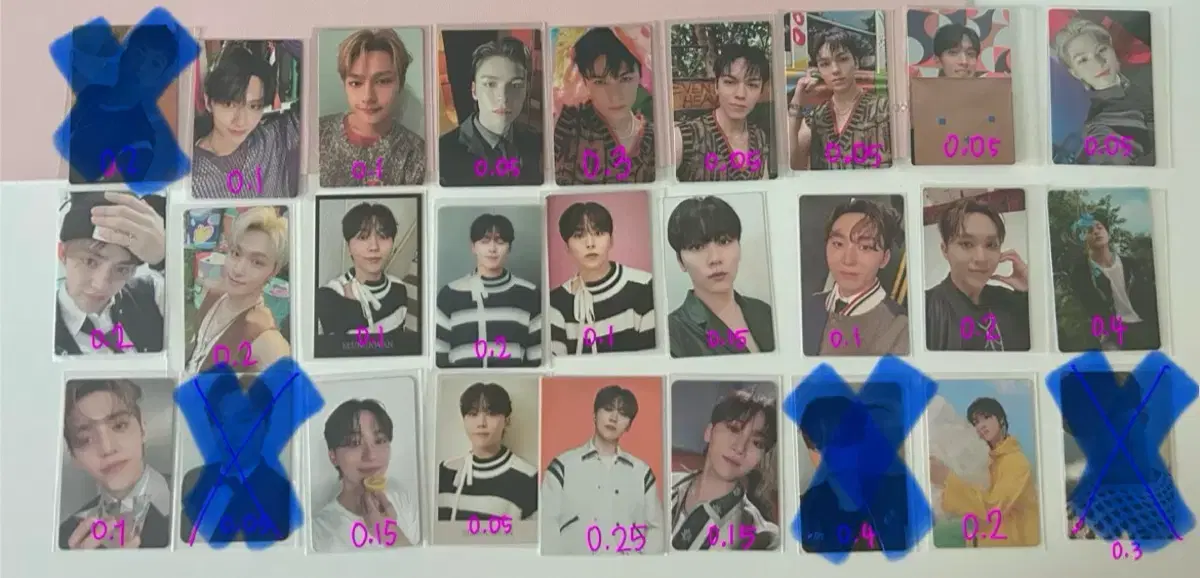 seventeen seventeen svt photocard wts