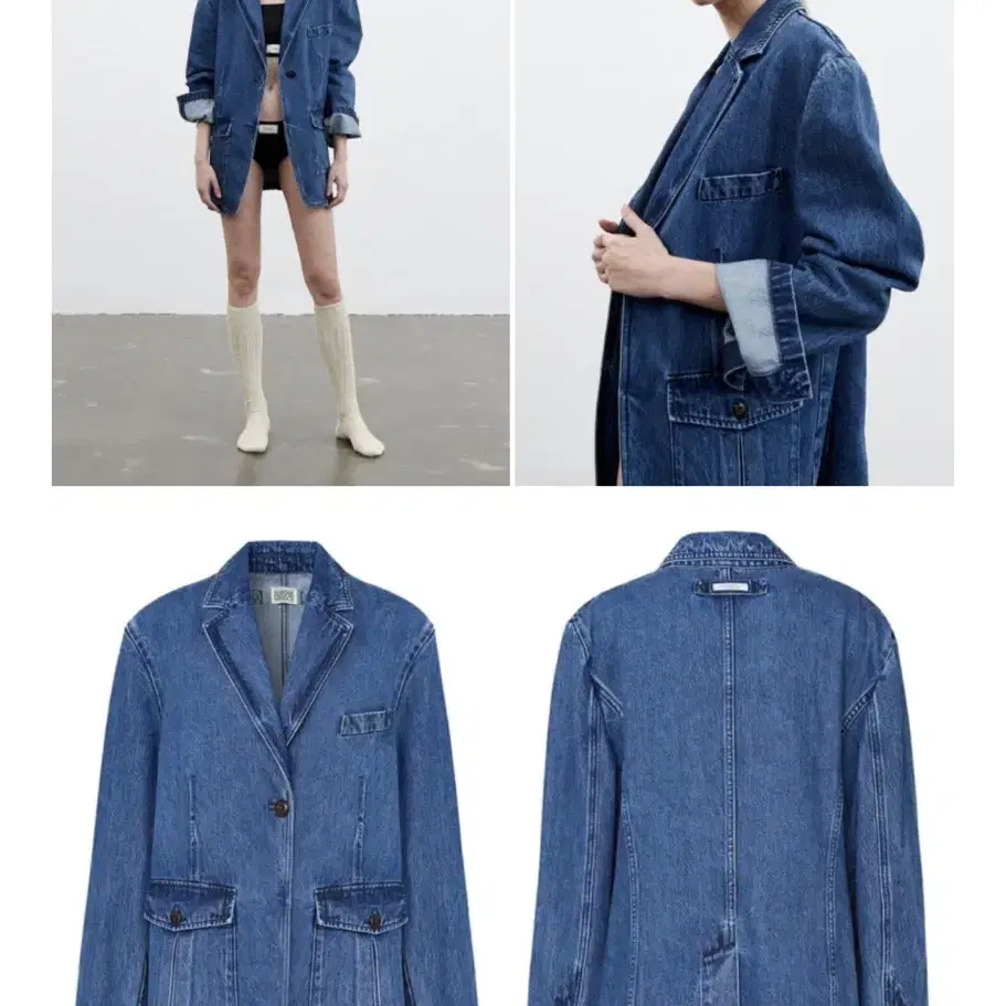 마리떼 프랑소와 저버 W SINGLE DENIM JACKET