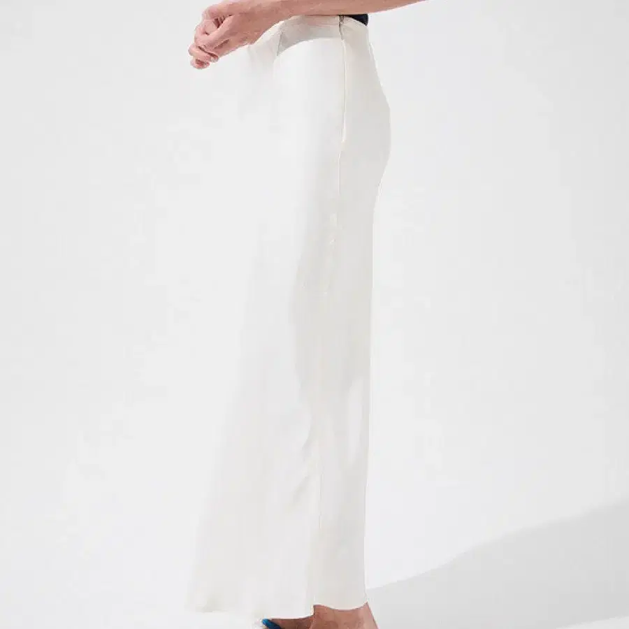 Ponytail silky maxi skirts