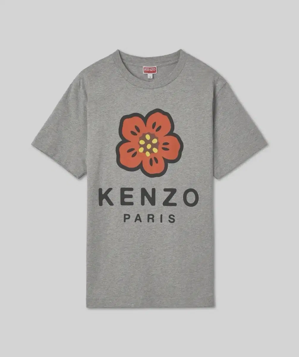 Kenzo Bokeh Flower Short Sleeve T-Shirt Gray Sells