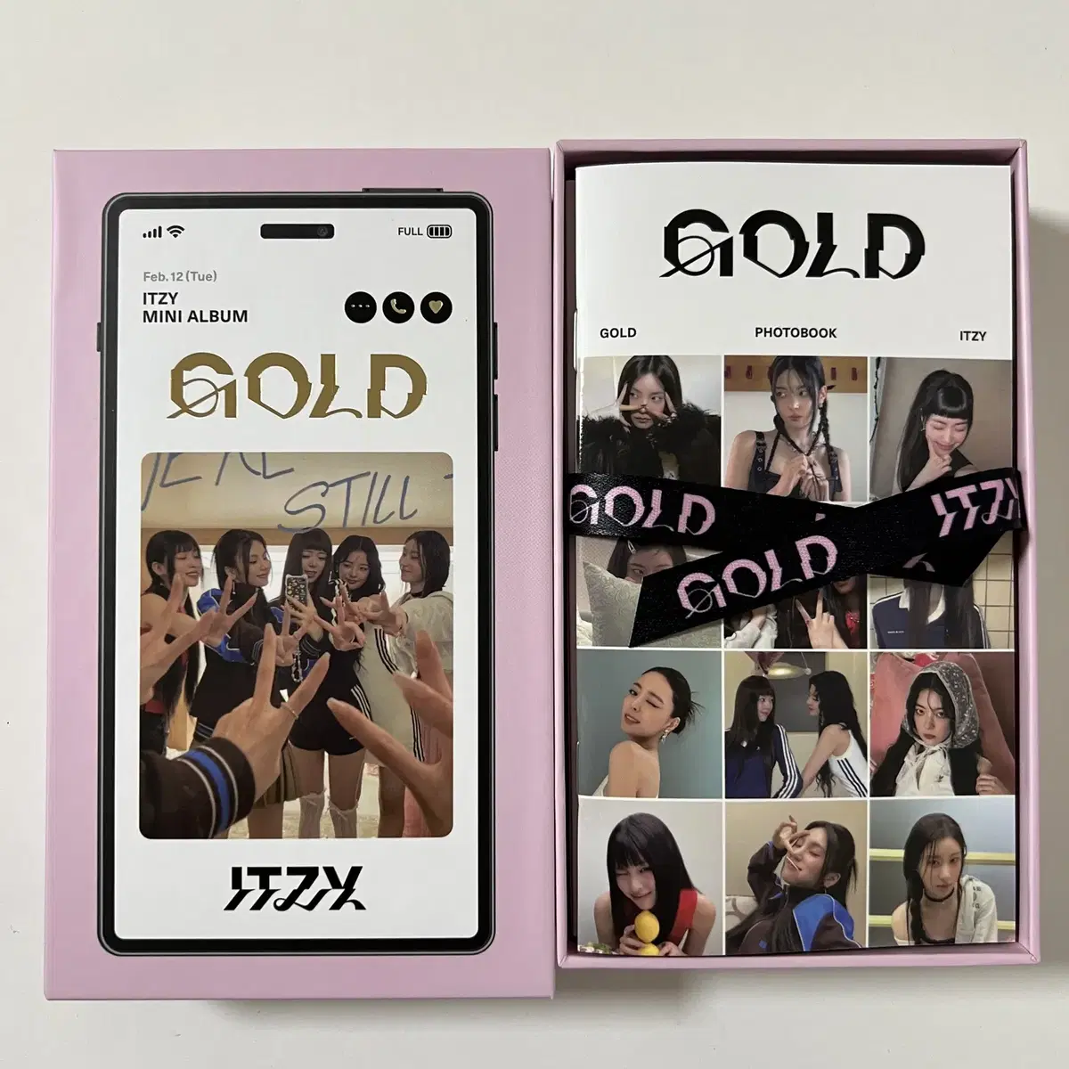 ITZY 있지 GOLD PHONE BOX 버전 스페셜반 개봉 앨범