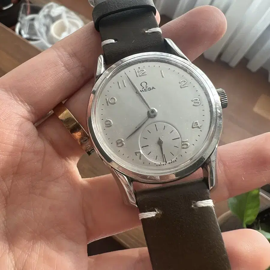 오메가 스몰세컨즈 독립초침 빅사이즈 (36mm) 수동 명기 로렉스 iwc