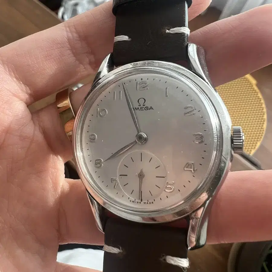 오메가 스몰세컨즈 독립초침 빅사이즈 (36mm) 수동 명기 로렉스 iwc