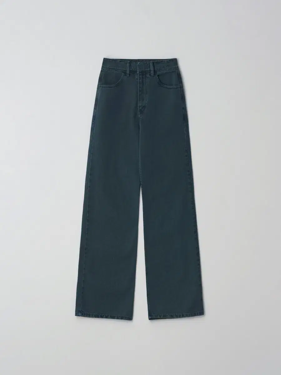 모이아 데님 팬츠 dyed denim (teal blue) s 새상품