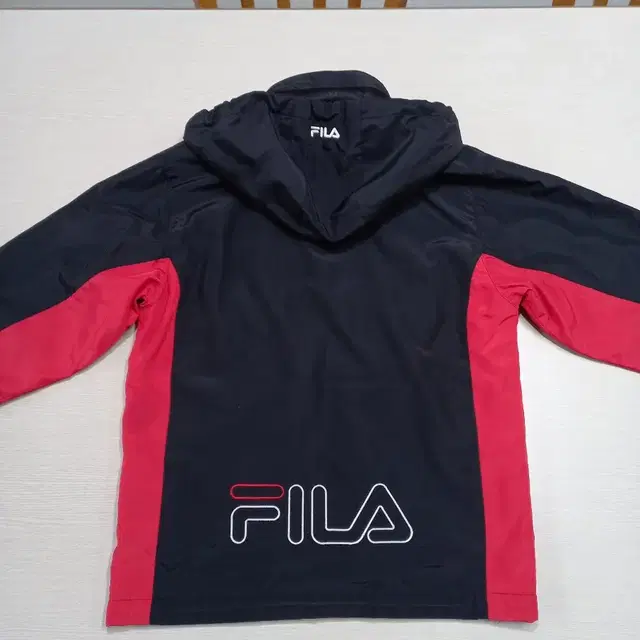 S85 FILA Kor 140cm 봄가을용 후드집업 블랙 S-187