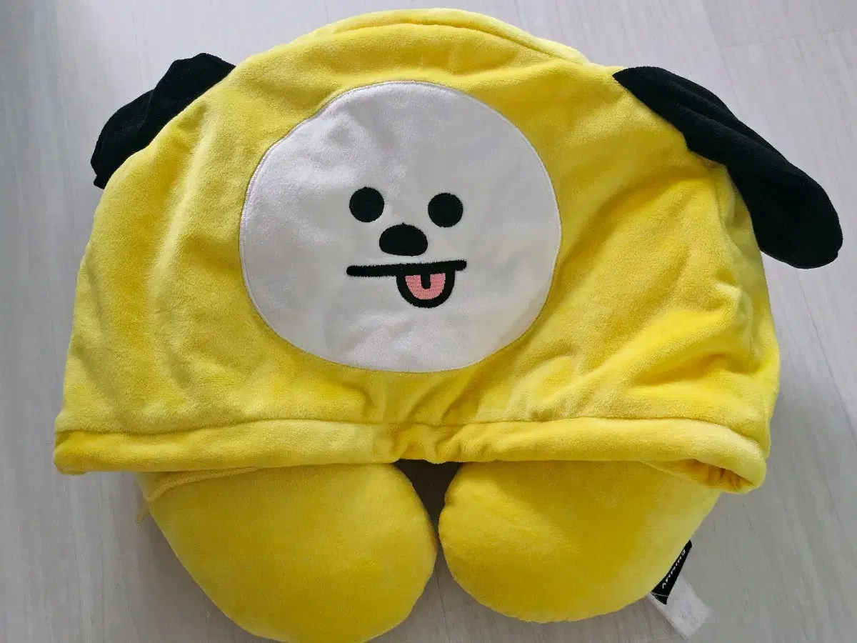 Bangtan BTS BT21 Chimi jimin Hooded Neck Pillow