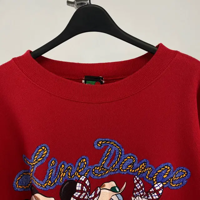 빈티지 90s DISNEY made in USA 웨스턴 프린팅 스웻셔츠