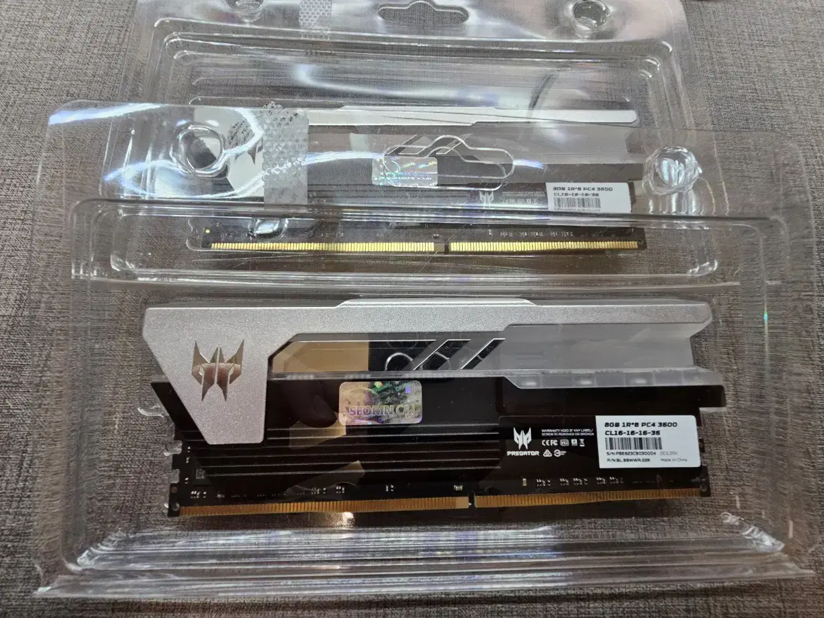 에이서 프레데터 DDR4-3600 CL16 APOLLO 16G(8Gx2)