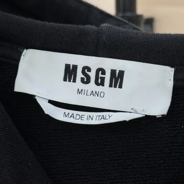 MSGM 후드 블랙