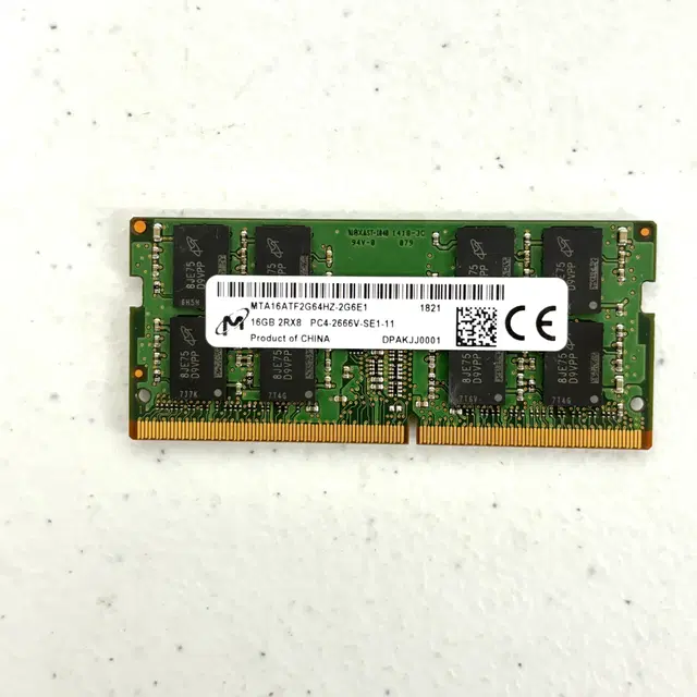 DDR4 16G 소딤 노트북용 램 마이크론 수량 보유