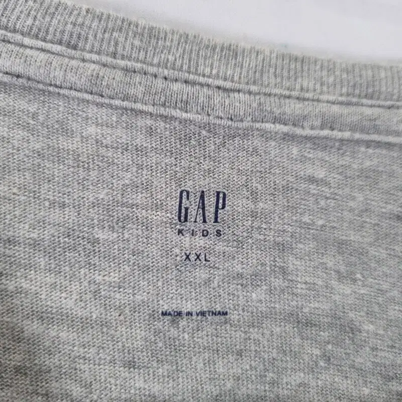 E4625 GAP KIDS 아동2XL 그레이 로고 긴팔티/더크