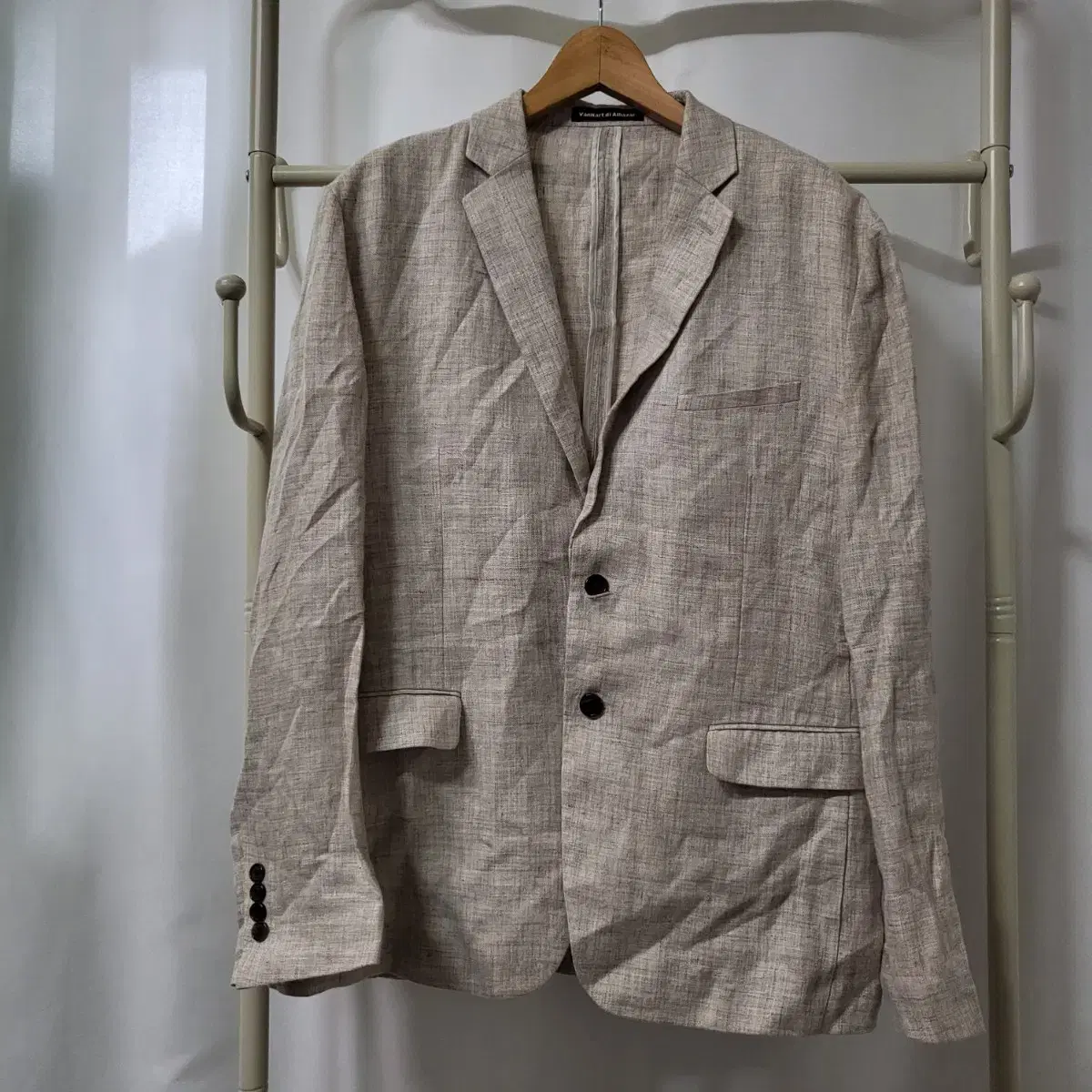 C591 [110] Vahn Hart di Alvaja Linen100 Blazer Jacket