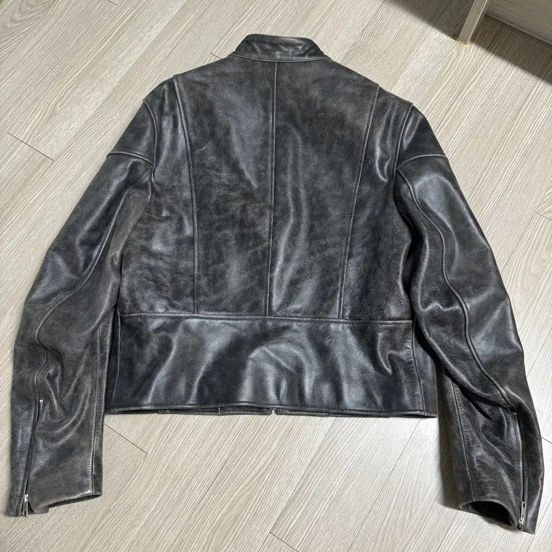 스튜디오테이블 바이커자켓 (BIKER LEATHER JACKET, BLA