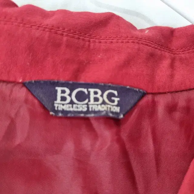 E4650 BCBG 여85155 레드 오픈 카라 원피스/더크