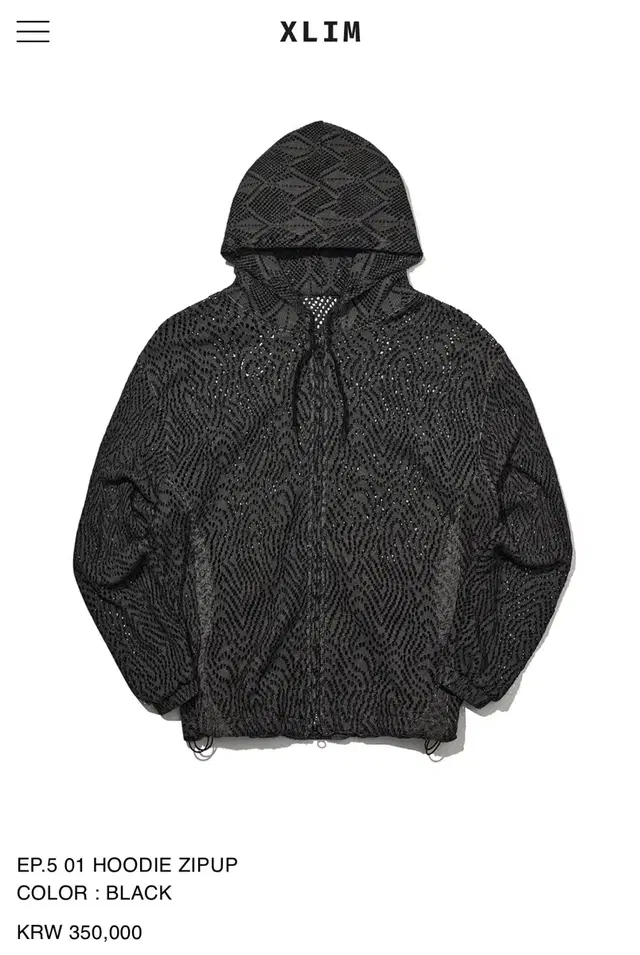 Xlim / Ep.5 01 Hoodie Black / 3 Size