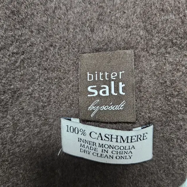 비터 쏠트 바이 쏘쏠트 bitter salt 캐시미어 머플러