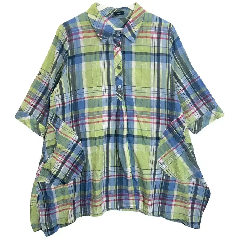 Japanese Overfit Check Shirt | XL MulticolorB67/4-1016-017