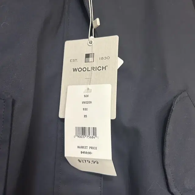 울리치 woolrich 네이비 방수 자켓 95사이즈 새제품