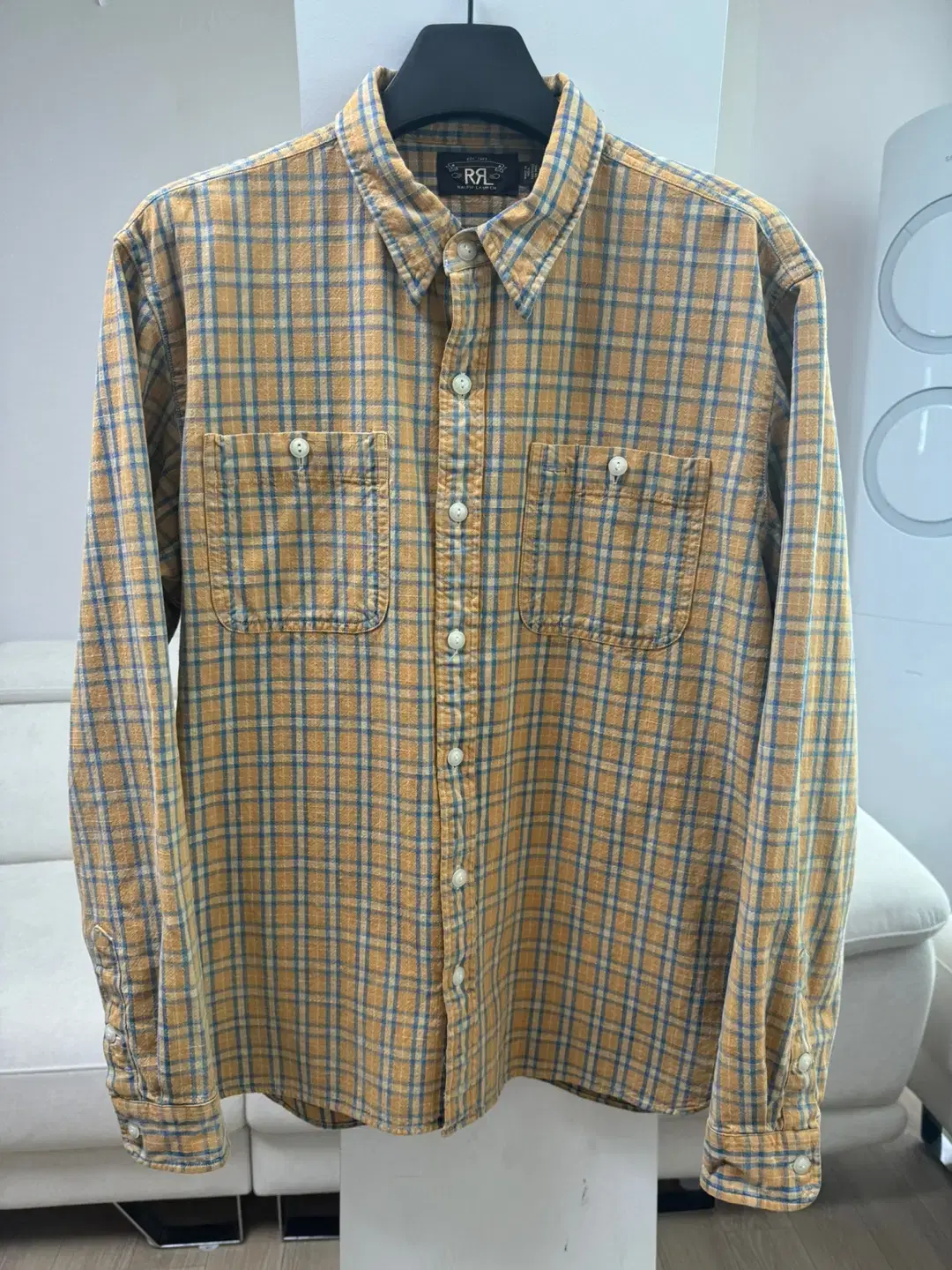 RRL Ombré Check Shirt XL (Western Ollie)