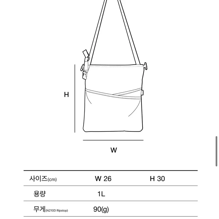 BDNS X HELINOX SACOCHE STANDARD #1 판매합니다