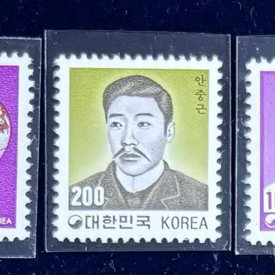 조선백자철회포도문호, 류관순, 안중근, 1982년, 보통우표, 단편우표