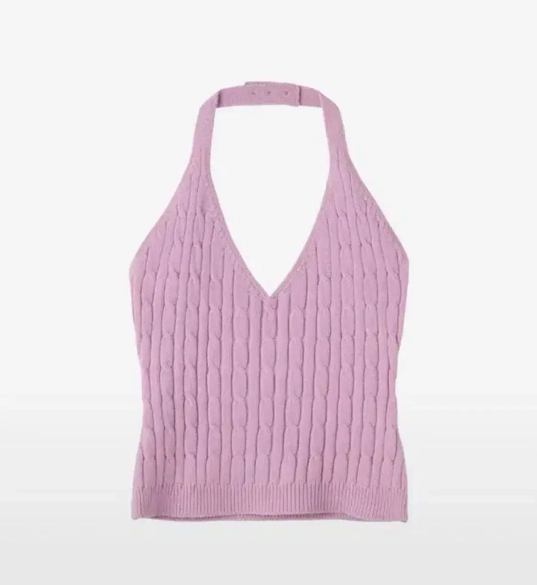 스컬프터 sculptor 홀터 Knitted Cable Halter