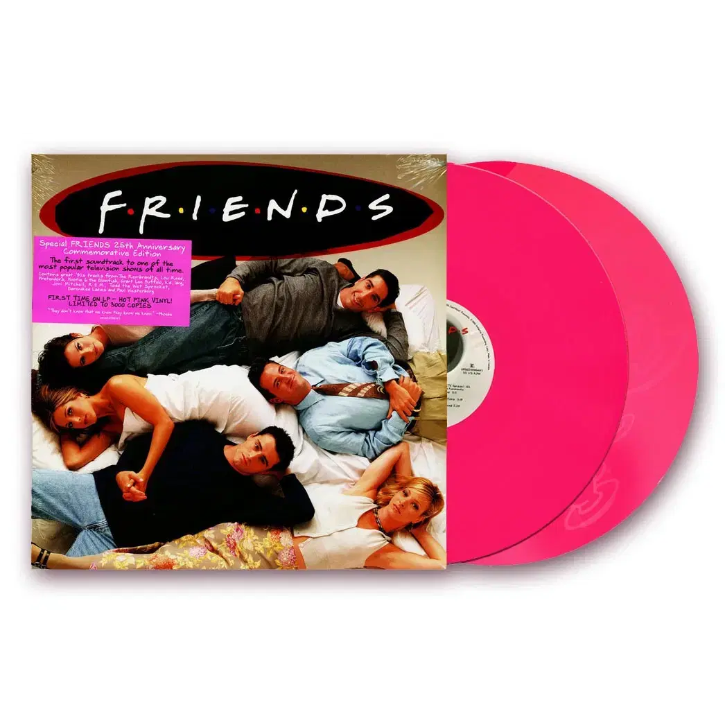 시트콤 Friends 프렌 OST 25주년 기념 앨범 핫핑크 컬러반 LP