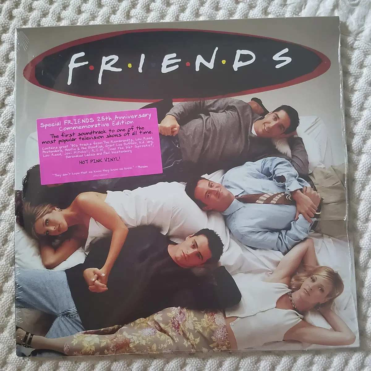 시트콤 Friends 프렌 OST 25주년 기념 앨범 핫핑크 컬러반 LP