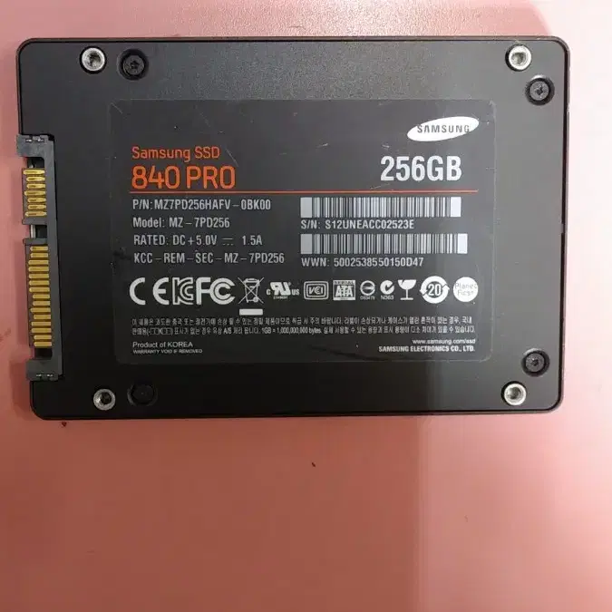 삼성 850 PRO 256GB SSD 하드디스크