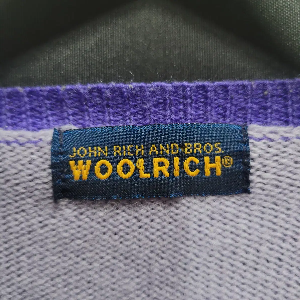 WOOLRICH 울리치 아가일 울니트 가디건(무료배송)