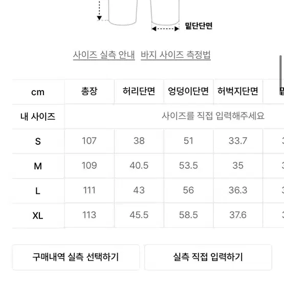 SATUR 연청바지 (새상품)