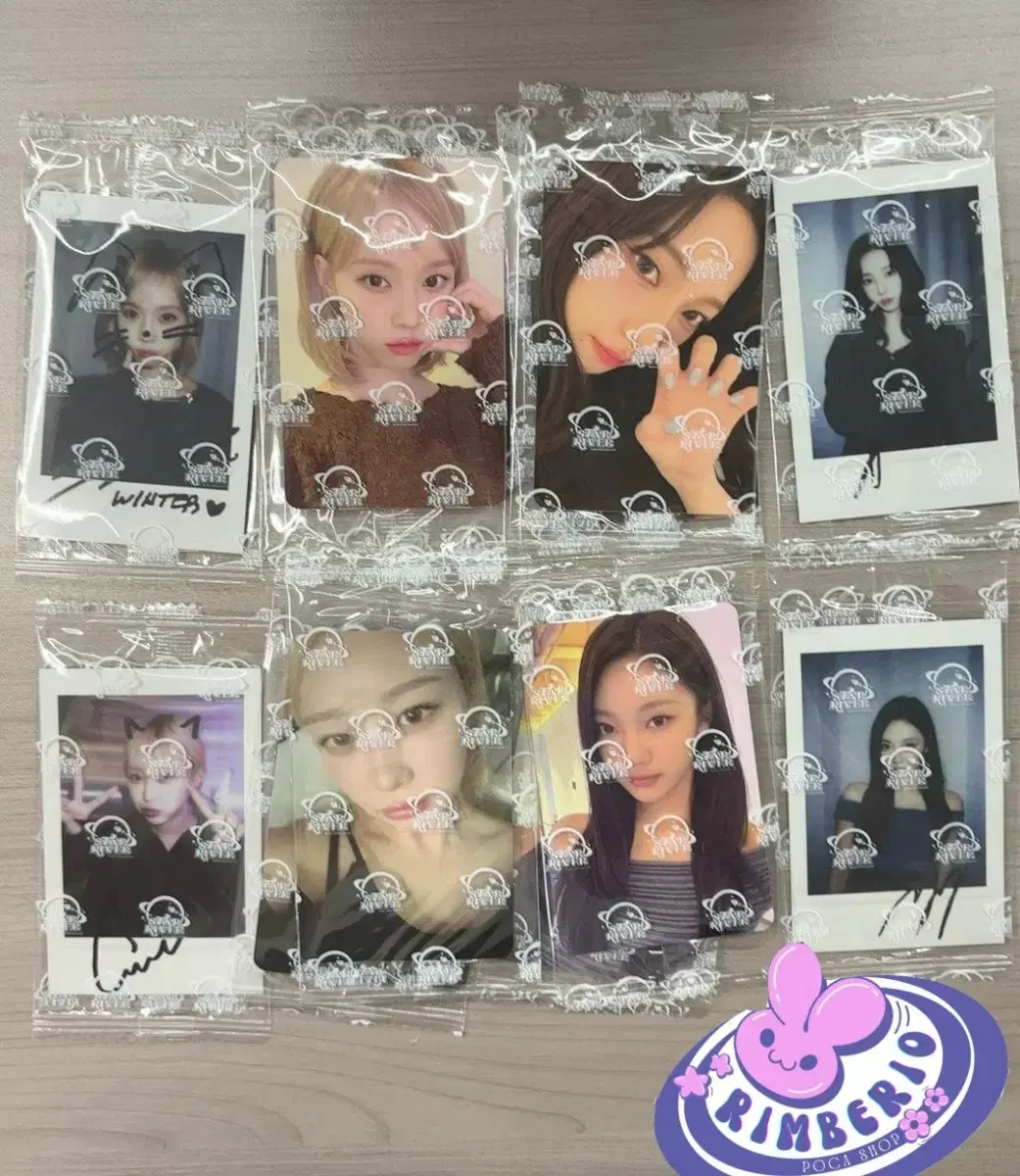 Aespa karina giselle winter ningning Armageddon KMS ld 2nd unreleased photocard Buncheol