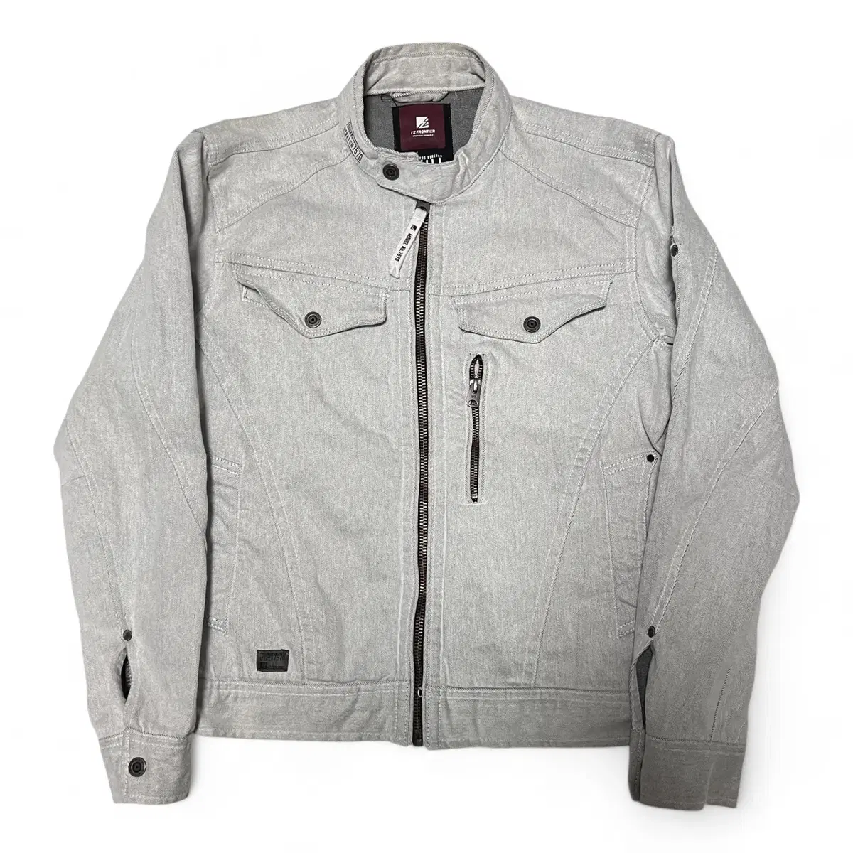 TWILL Twill Grey Pocket Detail Jacket for Men