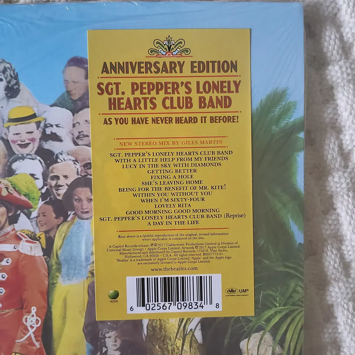 Beatles 비틀즈 Sgt. Pepper's LHCB 50주년 LP