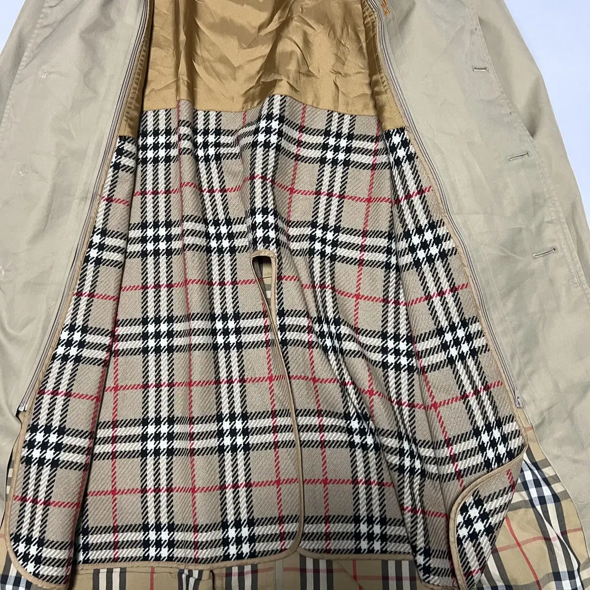 BURBERRY 버버리 내피포함 싱글 맥코트(L)