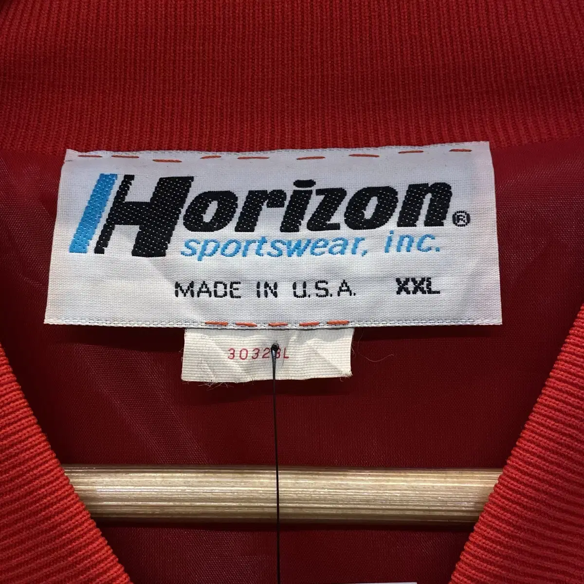 새상품급 90s Made in USA 닷지보이스 사틴 자켓