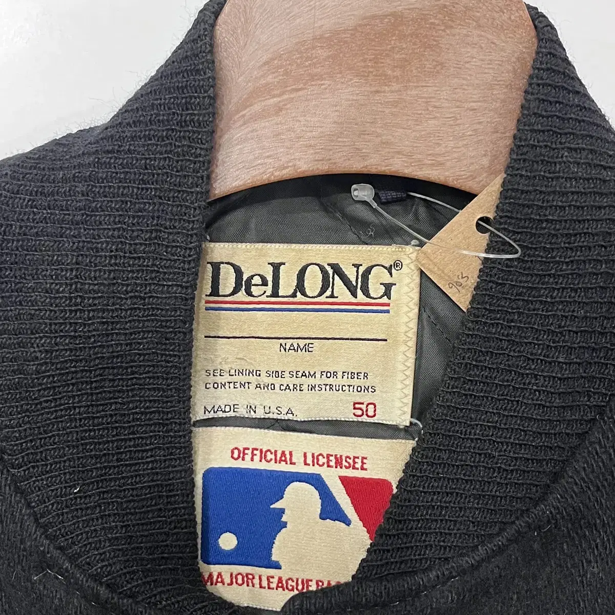 90s Delong 드롱 시카고 화이트 삭스 MLB 울 바시티 자켓